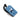 Light blue leather luggage tag with Toronto Argonauts logo