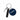 back of white leather round keychain with Toronto Argonauts logo