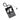 black rectangle leather bag tag with Toronto Argonauts logo