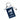 blue leather keychain with Toronto Argonauts name and logo and has a name engraved