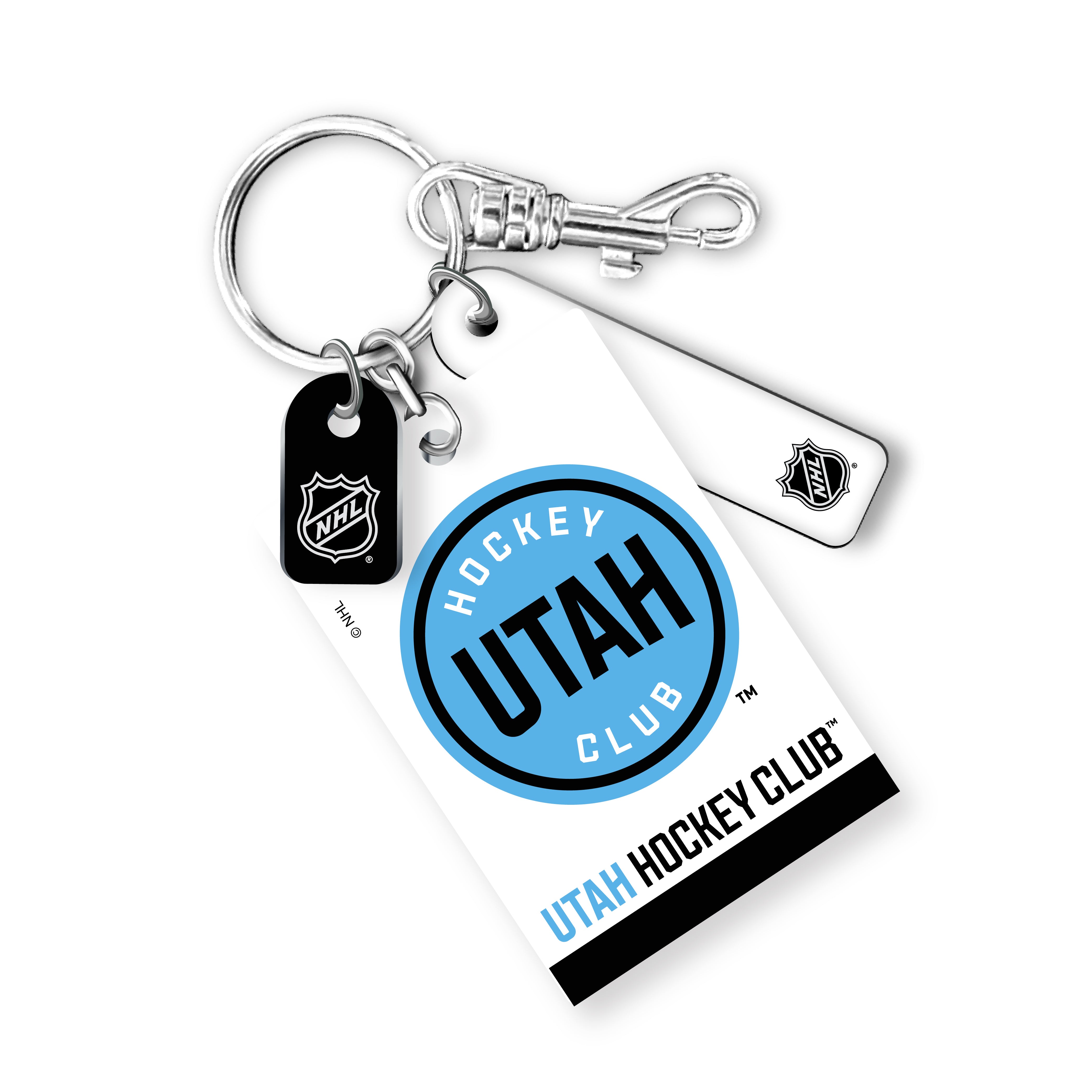 Utah Hockey Club Rectangle Keychain - White – Leather Treaty Sports