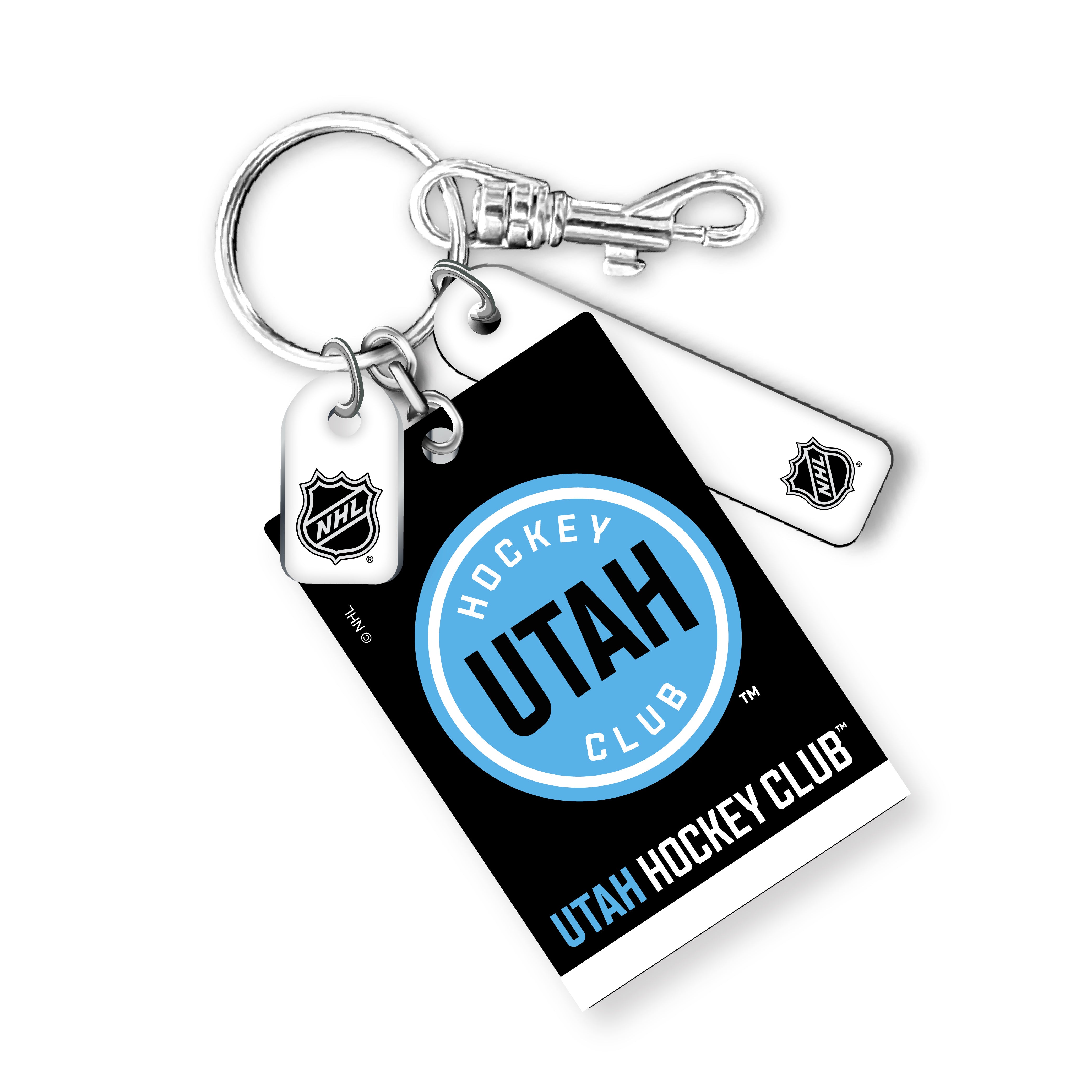 Utah Hockey Club Rectangle Keychain - Black – Leather Treaty Sports